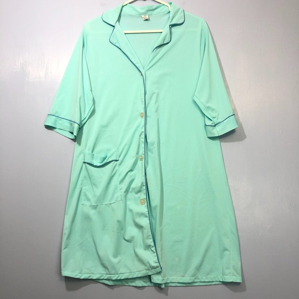 Vintage Button Front Sleep Shirt
